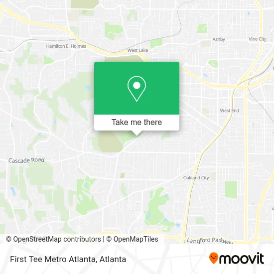 First Tee Metro Atlanta map