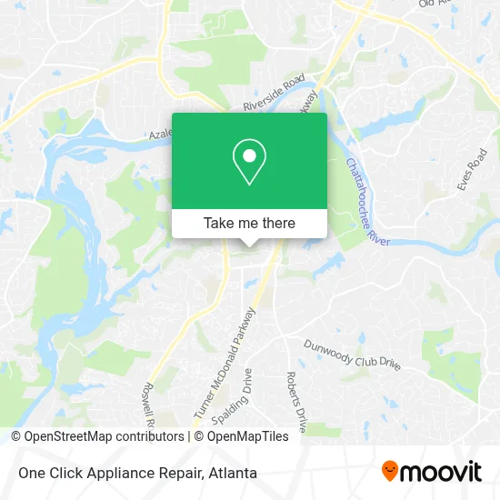 One Click Appliance Repair map
