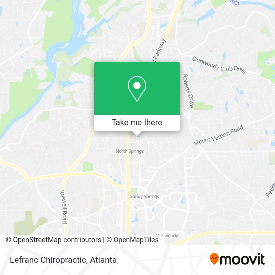 Lefranc Chiropractic map