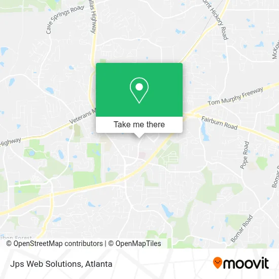 Jps Web Solutions map