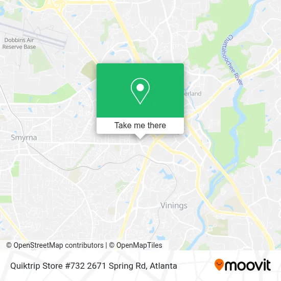 Quiktrip Store #732 2671 Spring Rd map