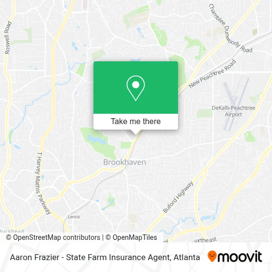 Aaron Frazier - State Farm Insurance Agent map