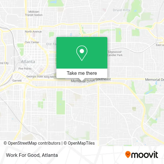 Work For Good map