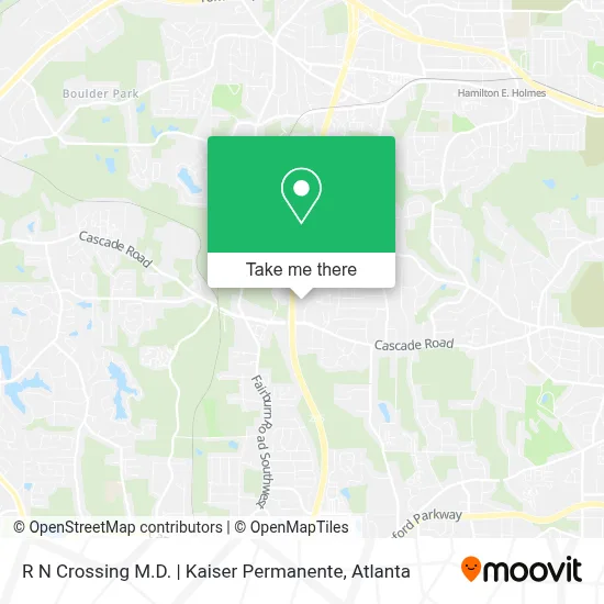 R N Crossing M.D. | Kaiser Permanente map