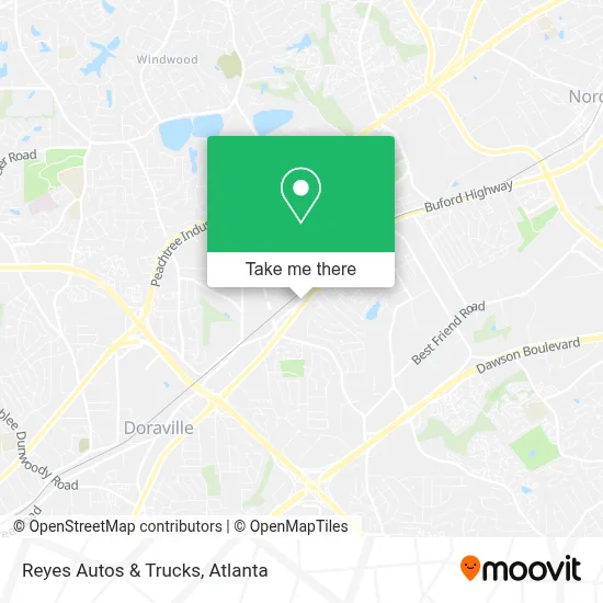 Reyes Autos & Trucks map