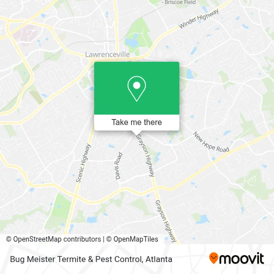 Bug Meister Termite & Pest Control map