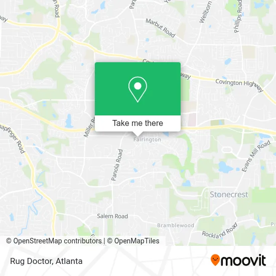Rug Doctor map