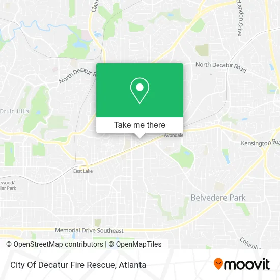 City Of Decatur Fire Rescue map