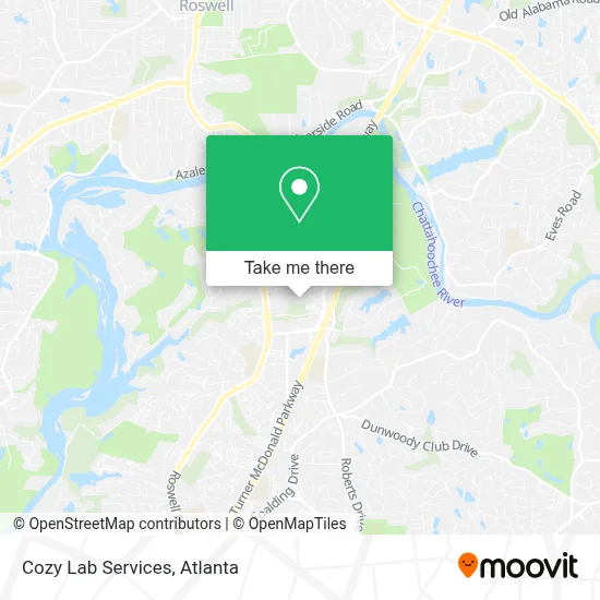 Cozy Lab Services map