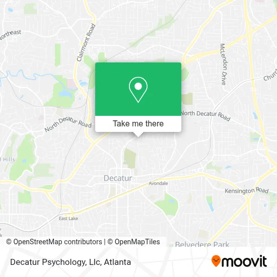 Decatur Psychology, Llc map