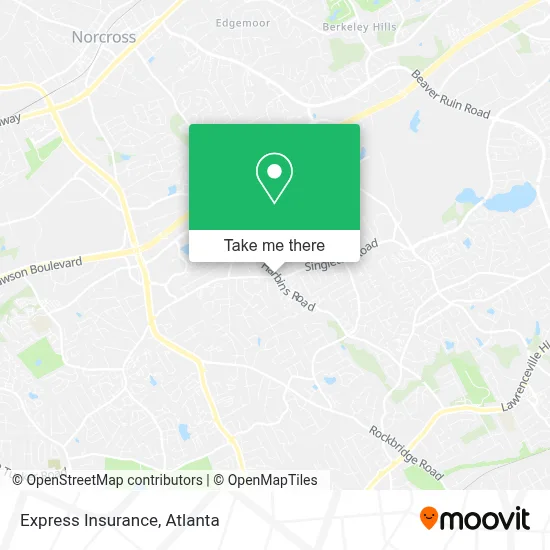 Express Insurance map