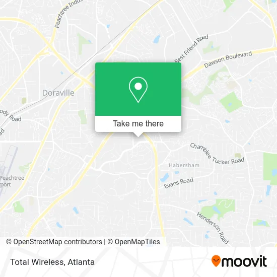 Total Wireless map