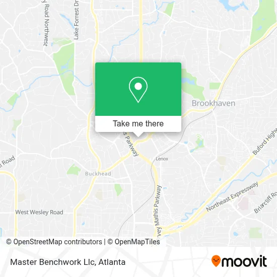 Master Benchwork Llc map