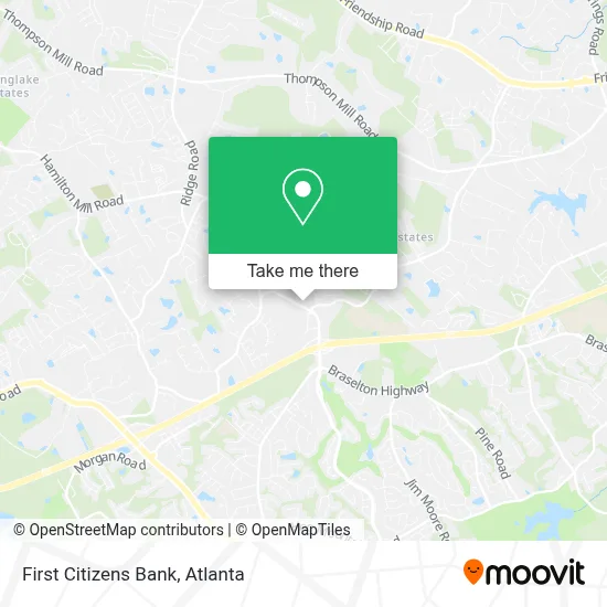 First Citizens Bank map