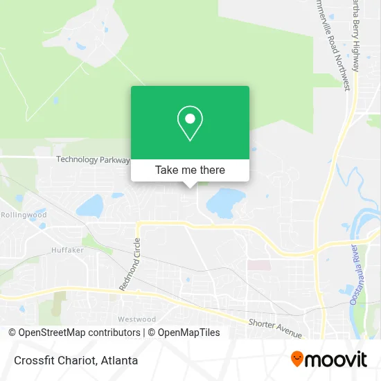 Crossfit Chariot map