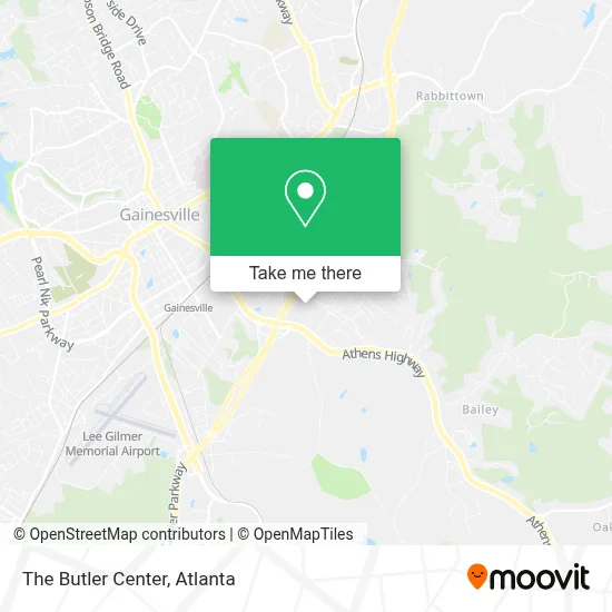 The Butler Center map