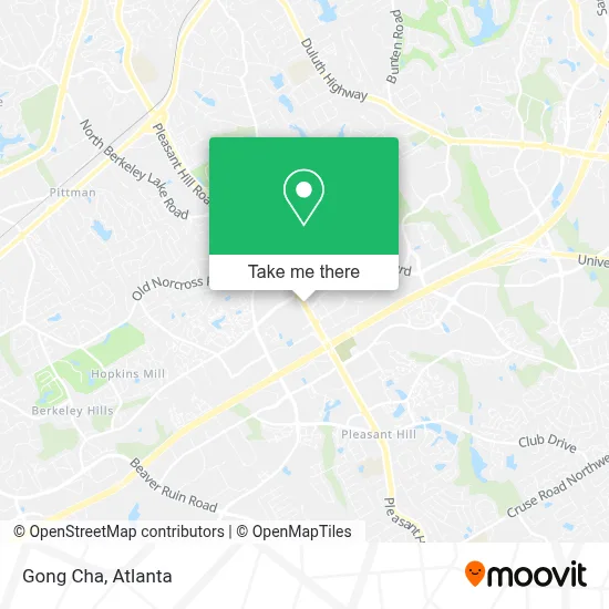 Gong Cha map