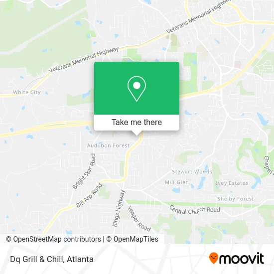 Dq Grill & Chill map