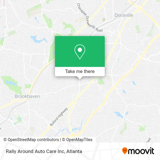 Rally Around Auto Care Inc map