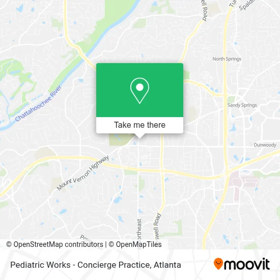 Pediatric Works - Concierge Practice map