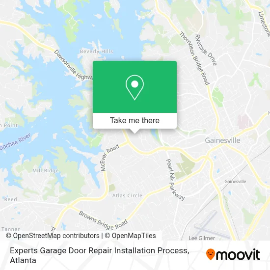 Experts Garage Door Repair Installation Process map
