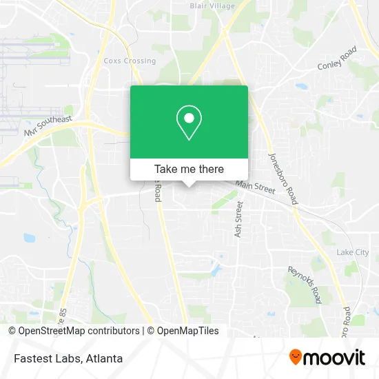 Fastest Labs map