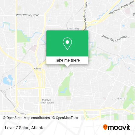 Level 7 Salon map