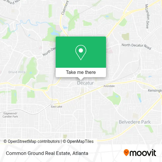 Common Ground Real Estate map