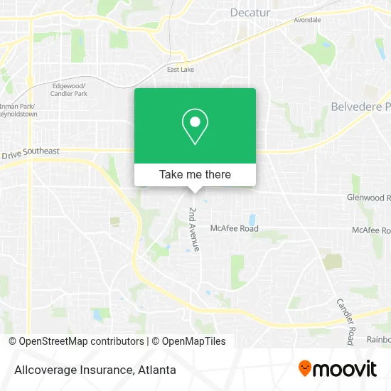 Allcoverage Insurance map