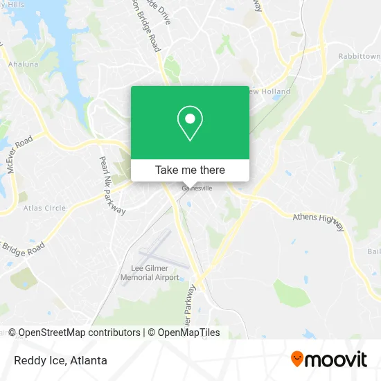 Reddy Ice map