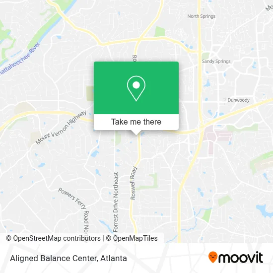 Aligned Balance Center map