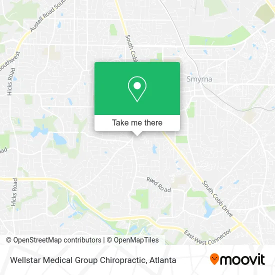 Wellstar Medical Group Chiropractic map