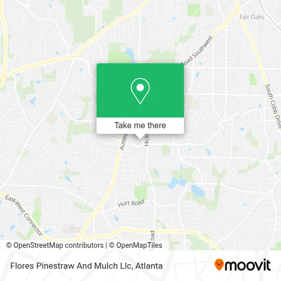 Flores Pinestraw And Mulch Llc map