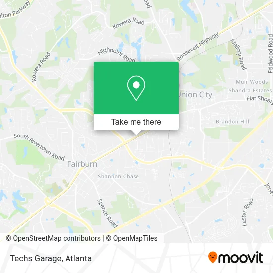 Techs Garage map