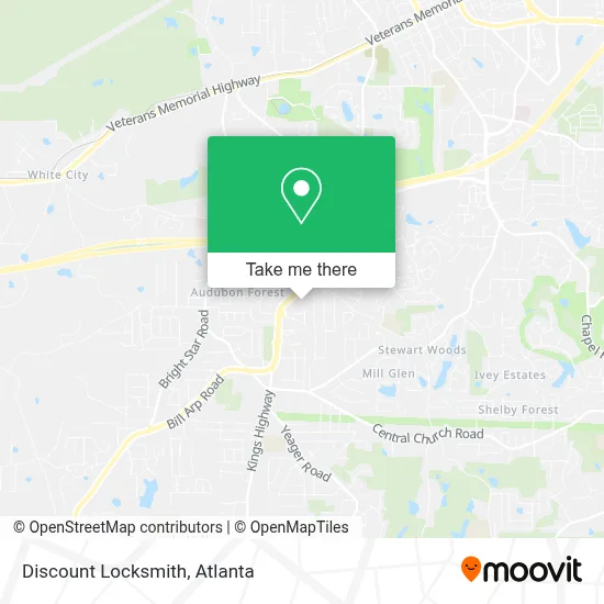 Discount Locksmith map