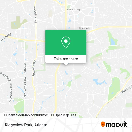 Ridgeview Park map
