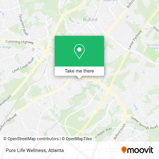 Pure Life Wellness map