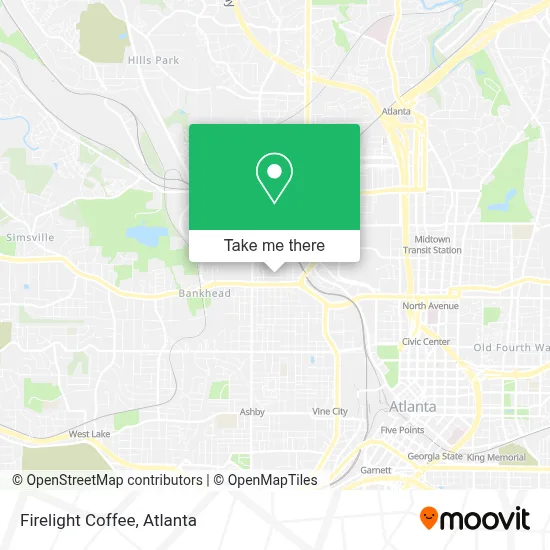 Firelight Coffee map