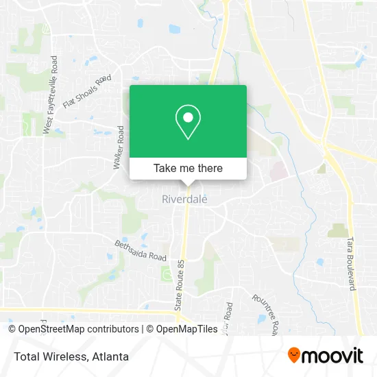 Total Wireless map