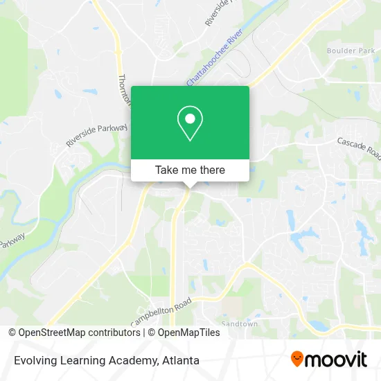 Evolving Learning Academy map