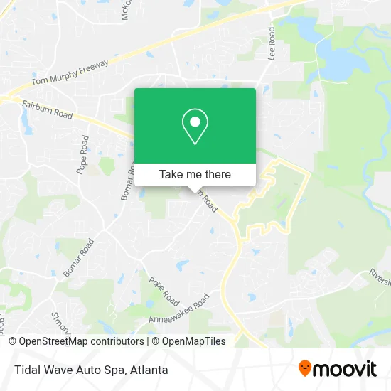 Tidal Wave Auto Spa map