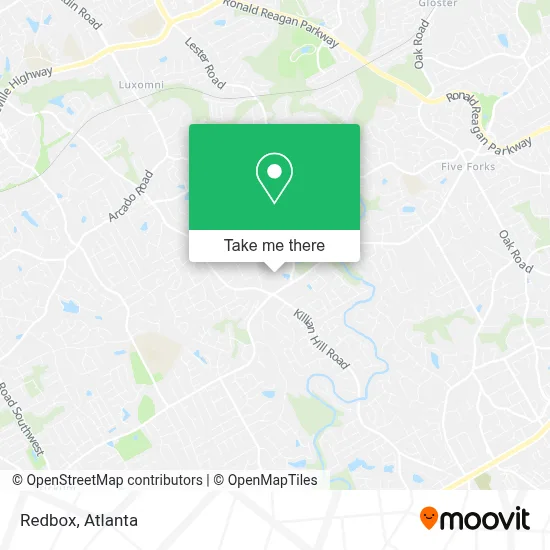 Redbox map