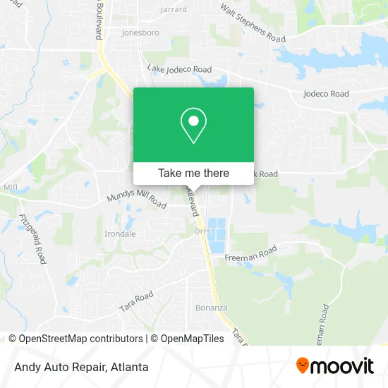 Andy Auto Repair map