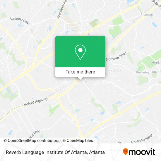 Reverb Language Institute Of Atlanta map