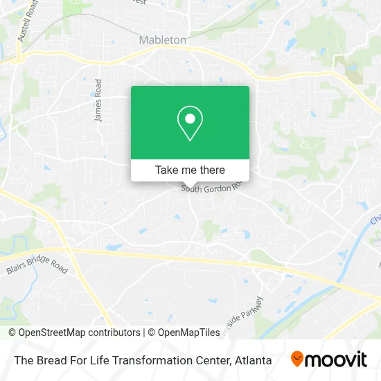 The Bread For Life Transformation Center map