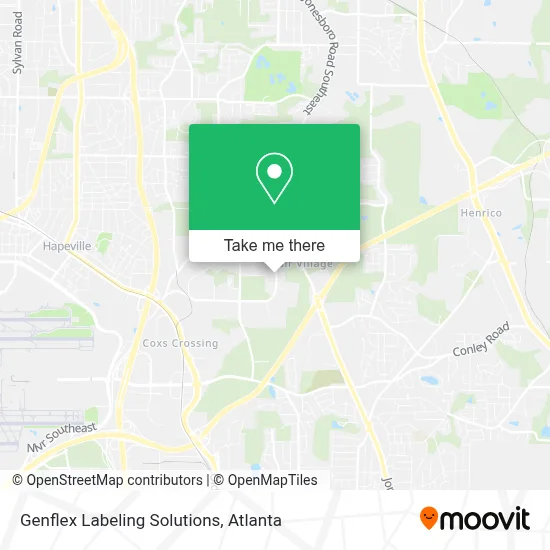 Genflex Labeling Solutions map