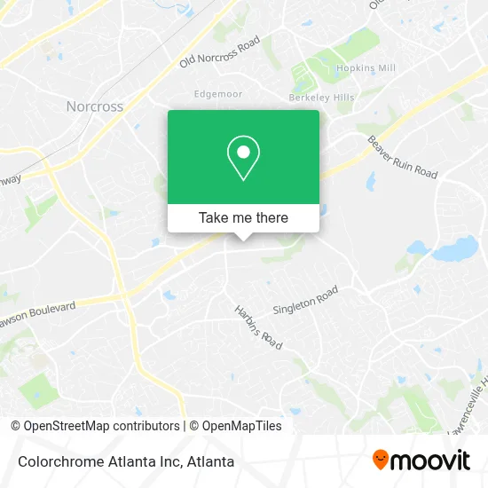 Colorchrome Atlanta Inc map