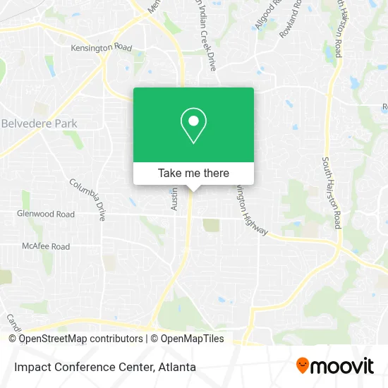 Impact Conference Center map