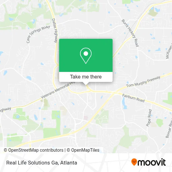 Real Life Solutions Ga map