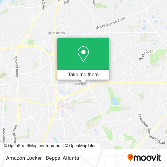 Amazon Locker - Beppa map